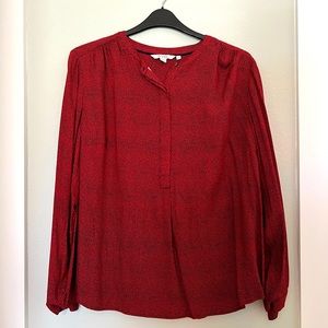 Boden split-neck blouse